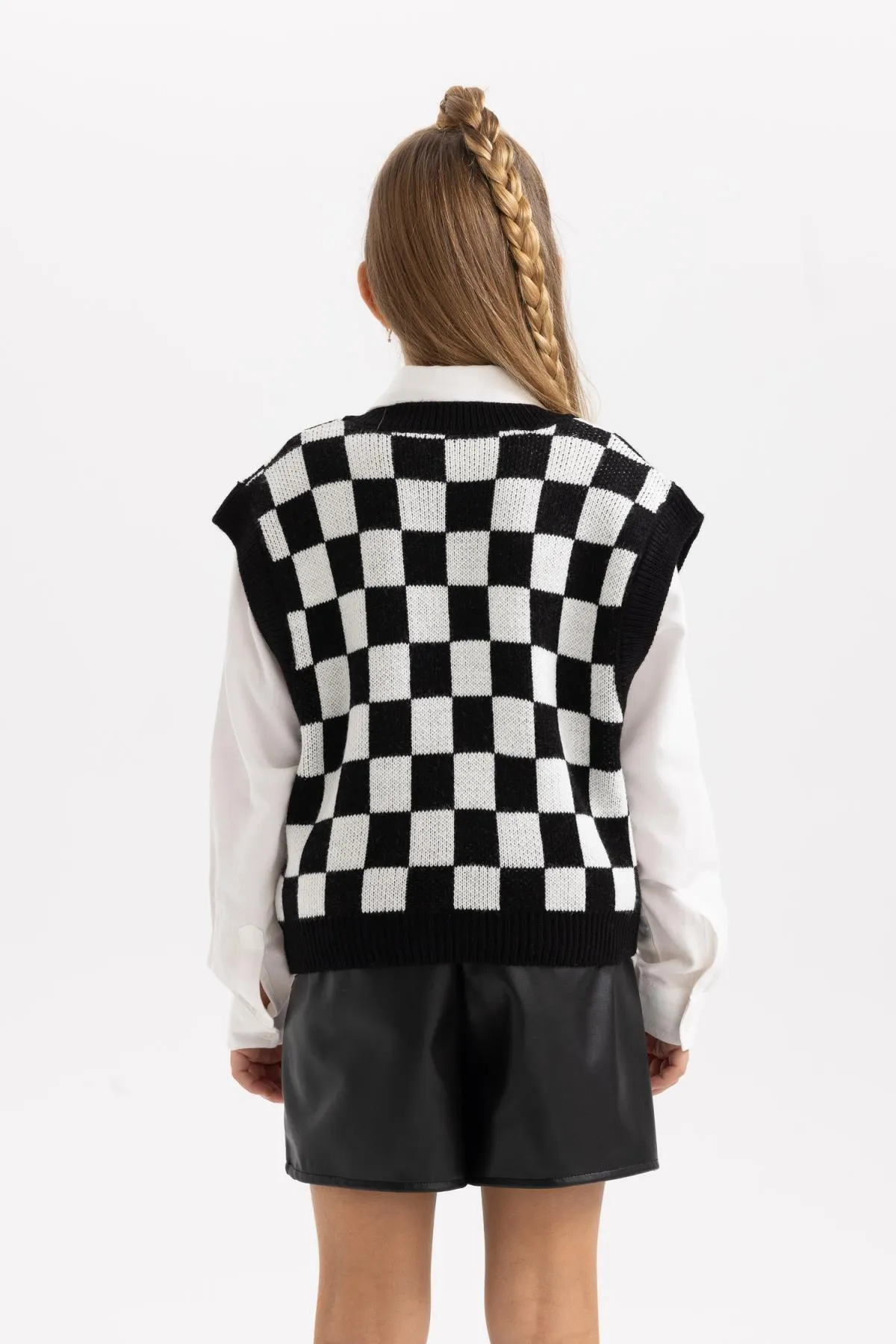 DeFacto  Karierter Pullover für Mädchen