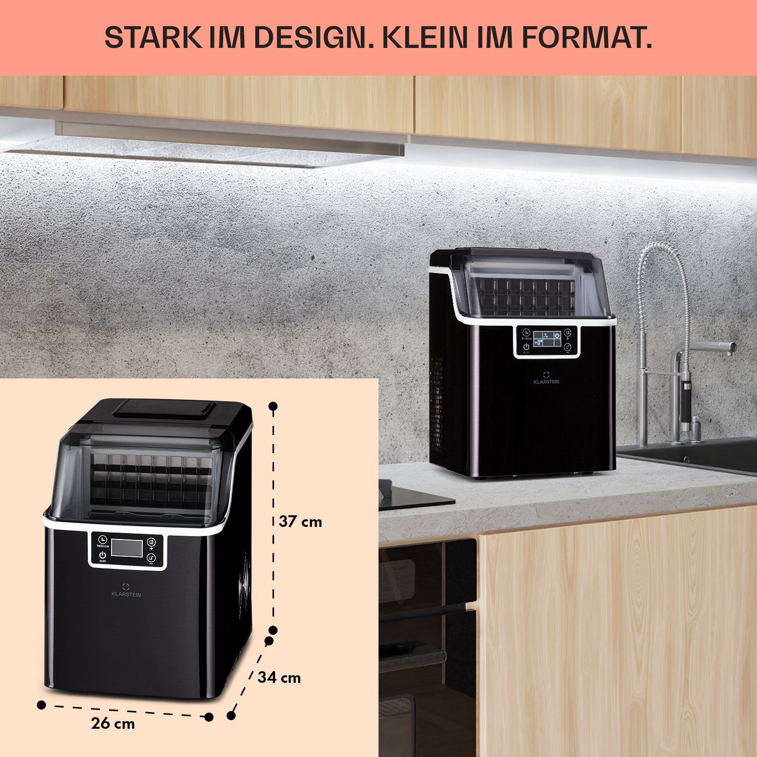 Klarstein Eiswürfelmaschine Chios