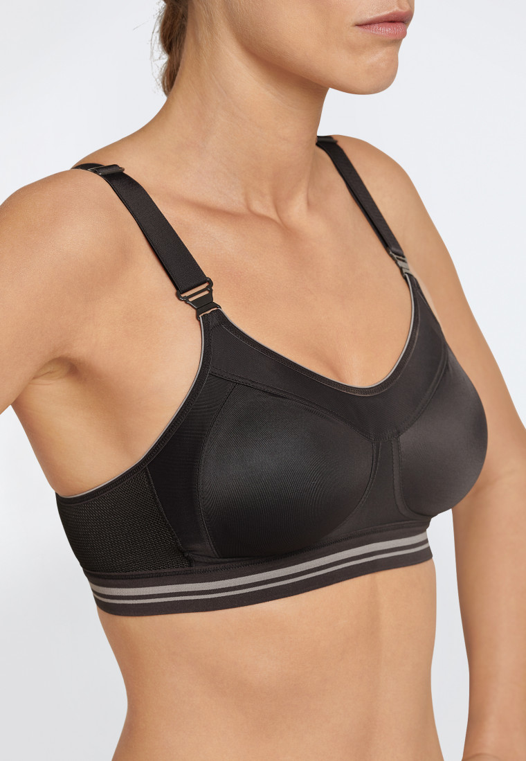 Sport-BH Aktiv High Impact schwarz - SCHIESSER Sport