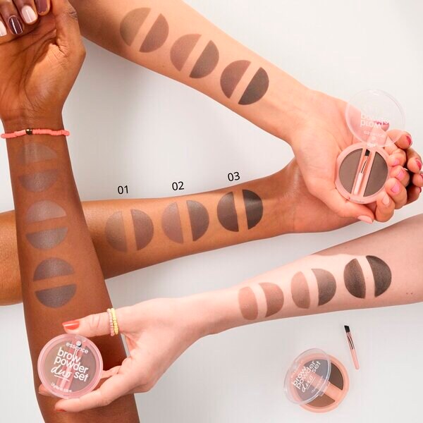 Essence 02 Medium Brow Powder Duo Set 1.8g