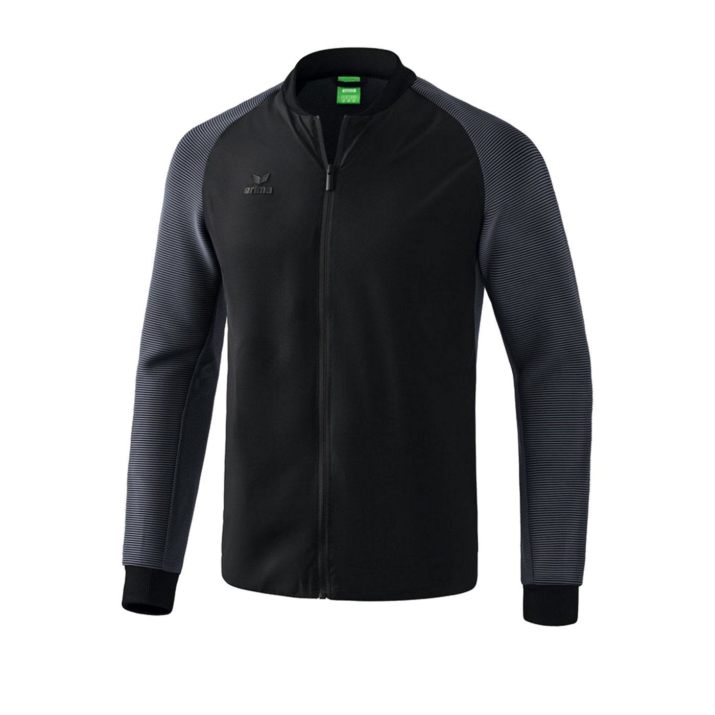 Erima Premium One 2.0 Freizeitjacke Schwarz Grau