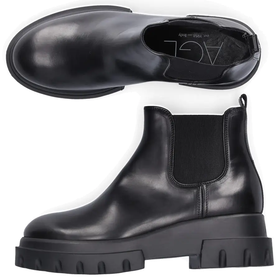 AGL Attilio Giusti Leombruni - Chelsea Boots D756502 Kalbsleder - schwarz