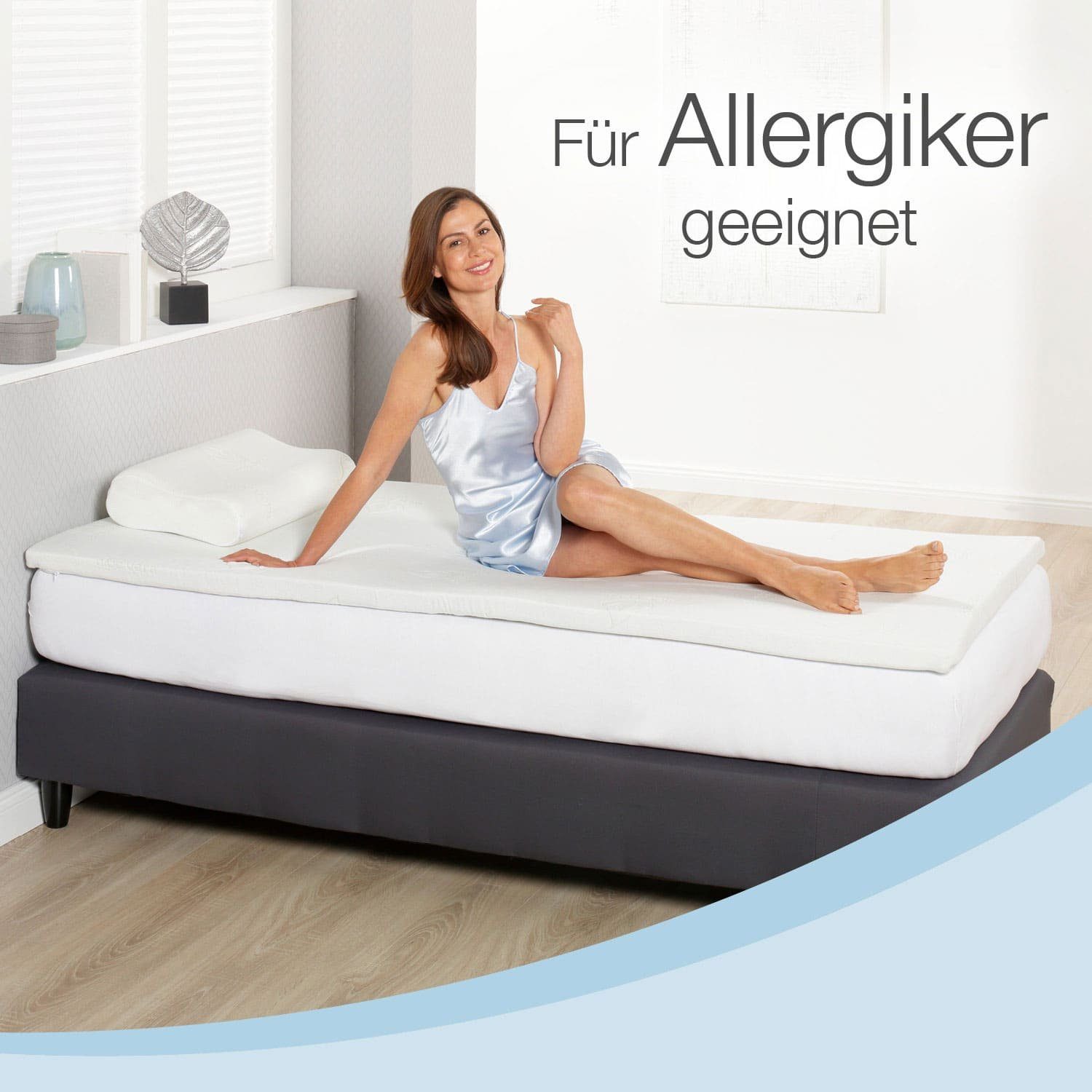 Topper, Bestschlaf, 4 cm hoch, Gelschaum
