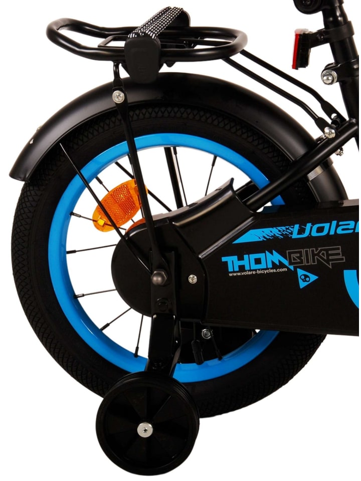 Volare Kinderfahrrad Thombike für Jungen 14 Zoll Kinderrad in Schwarz Blau 4 Jahre günstig kaufen onesize
