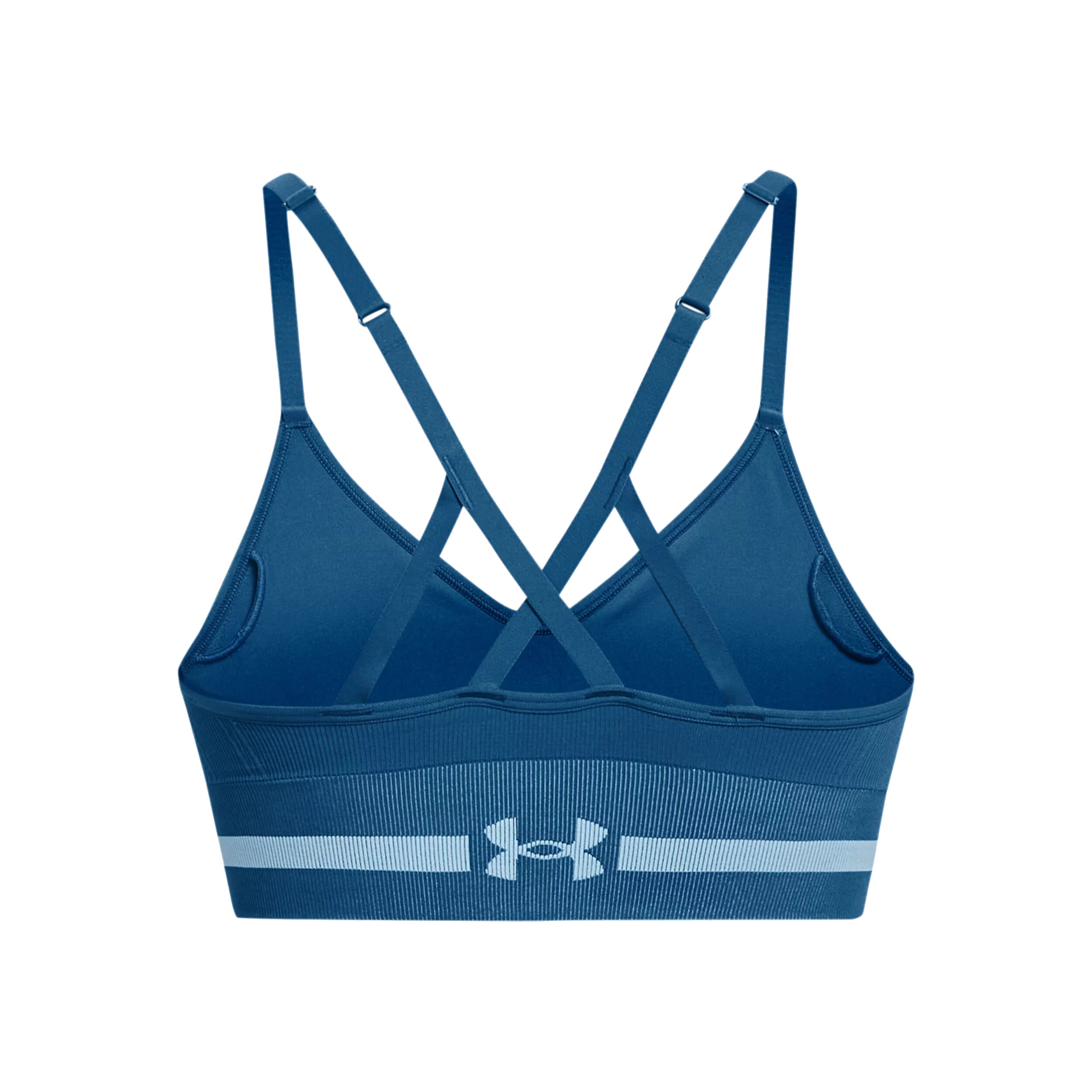 Seamless Low Long Sport-BH Damen - Petrol