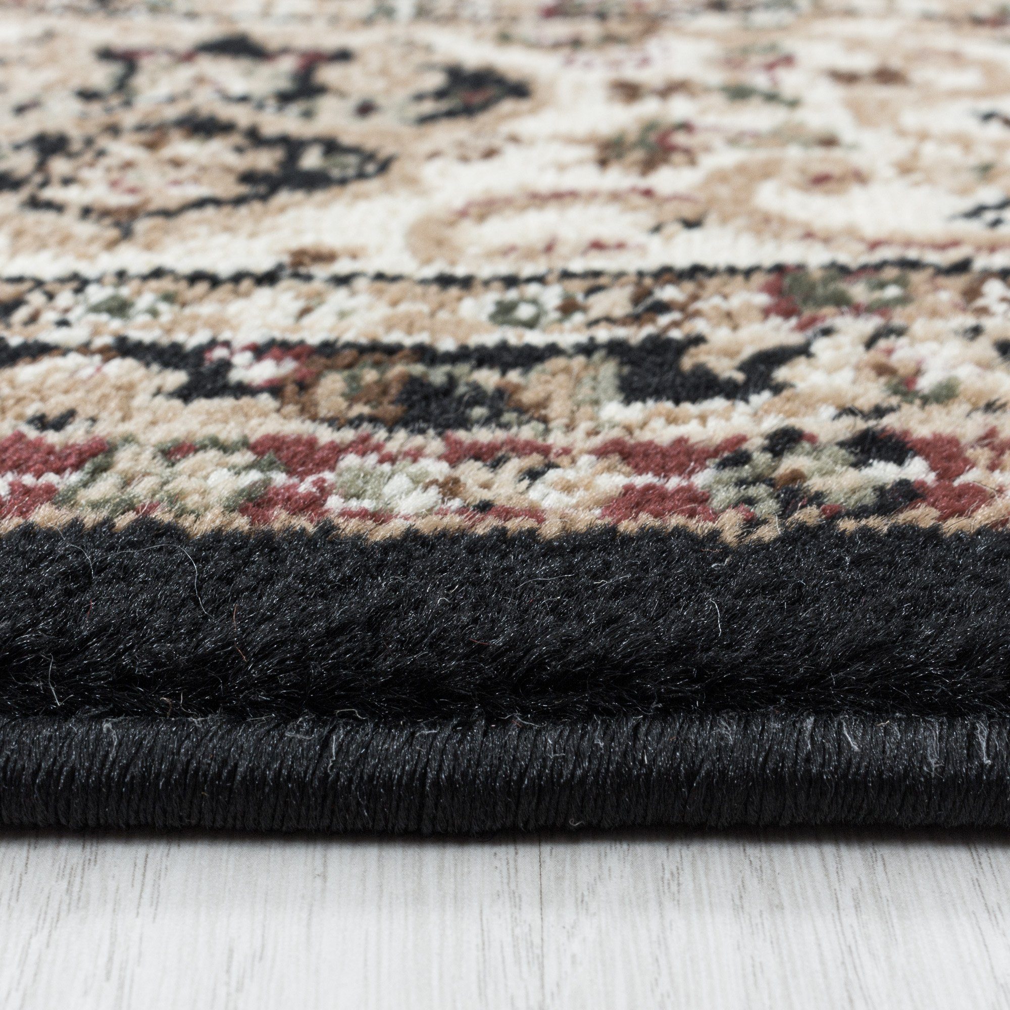 Orientteppich Orientalisch Design, Carpetsale24, Läufer, Höhe: 9 mm, Orient Teppich Wohnzimmer Orientalisch Design Kurzflor Pflegeleicht