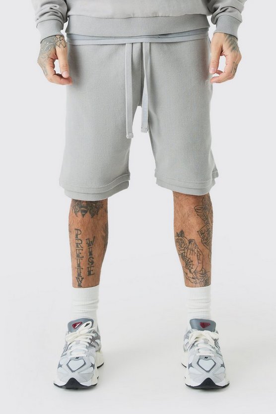 Tall lockere gerippte Edition Shorts