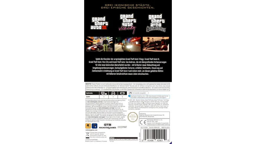 Grand Theft Auto - The Trilogy: The Definitive Edition