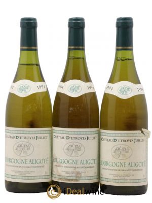 Bourgogne Aligote Château d Estroyes Juillet 1994 - Lot de 3 Bouteilles