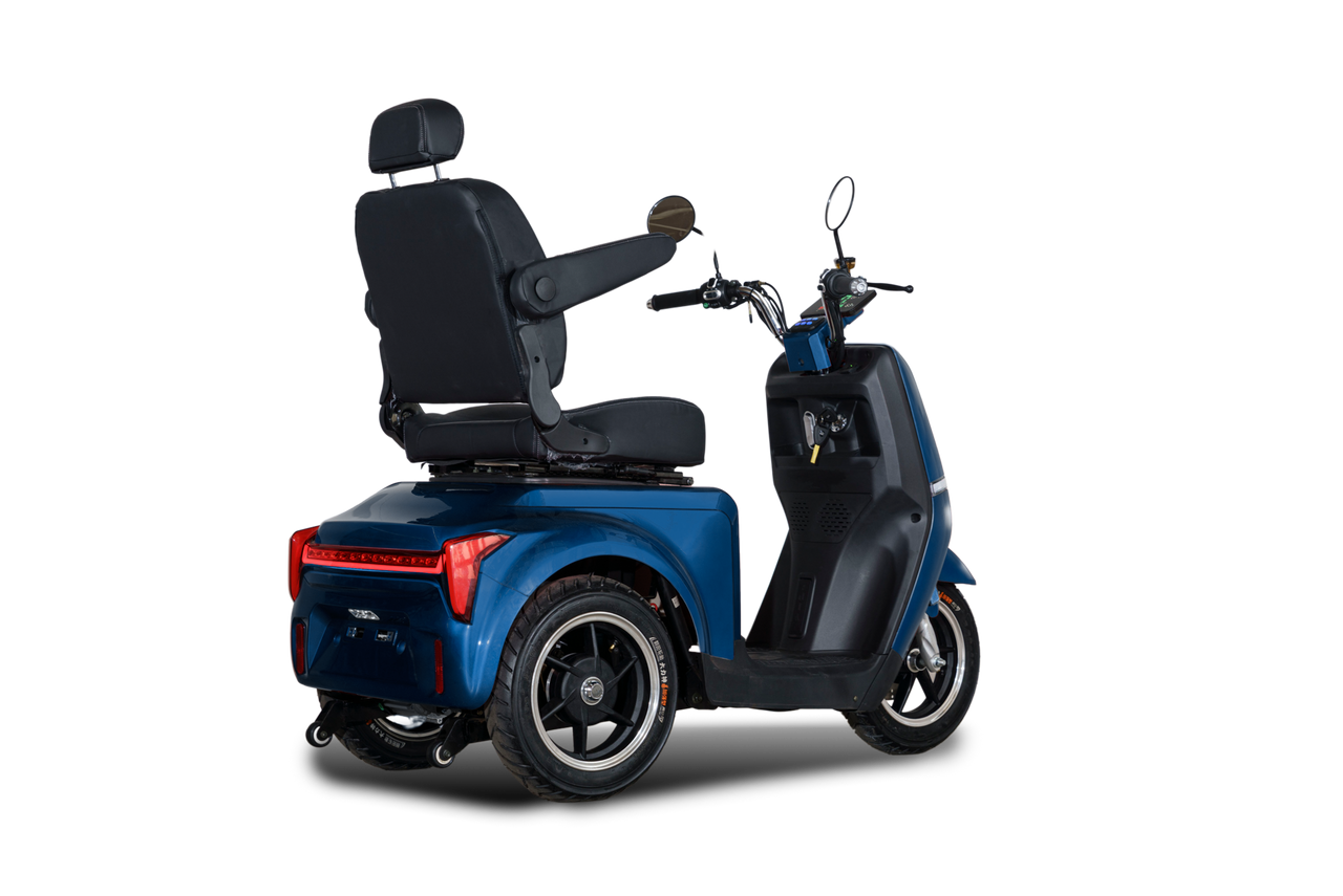 Stormborn R5 Elektro-Dreiradroller 25 km/h - blau