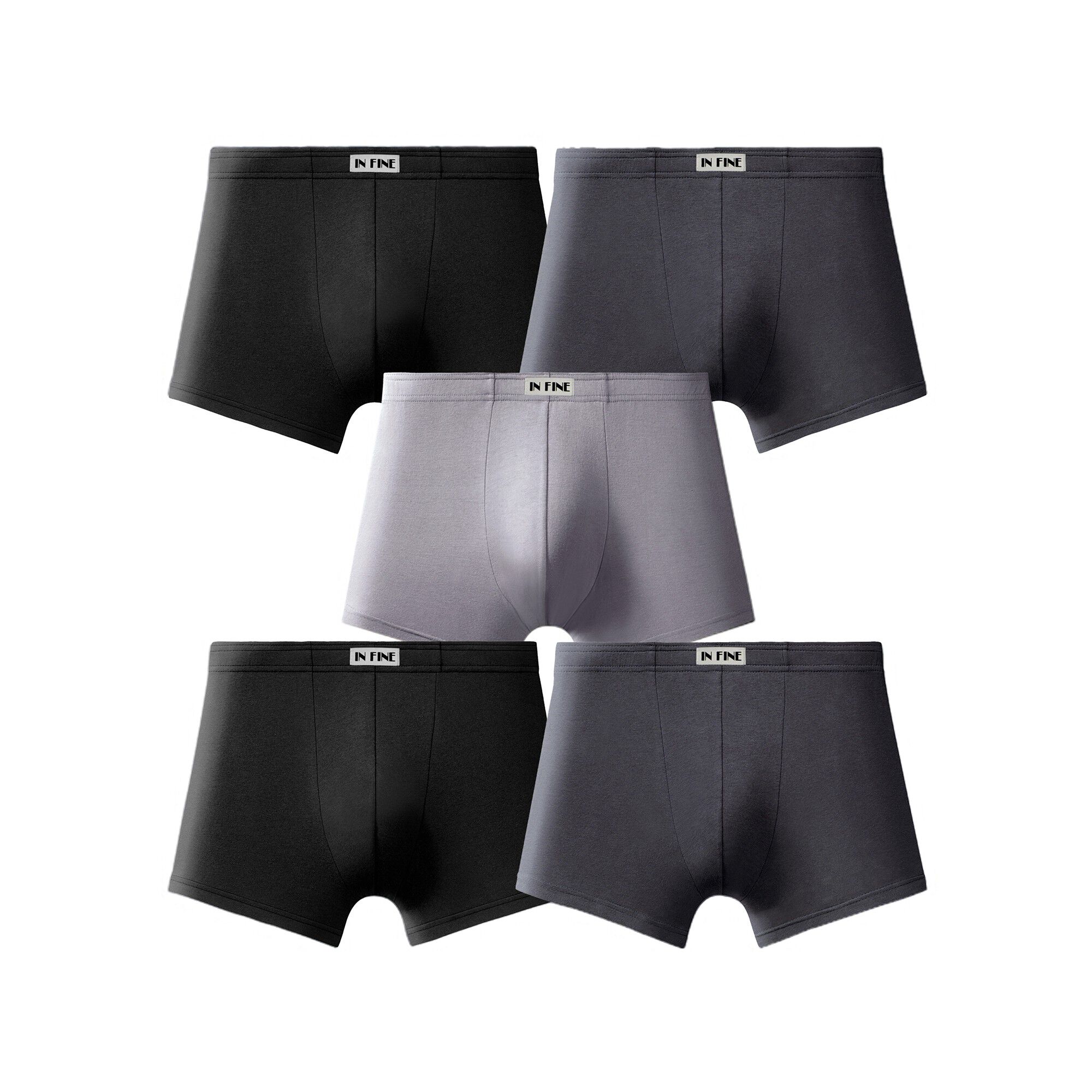 Boxer uni ceinture élastiquée recouverte