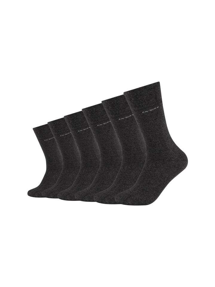 camano Socken 6er Pack ca-soft in anthracite melange günstig kaufen