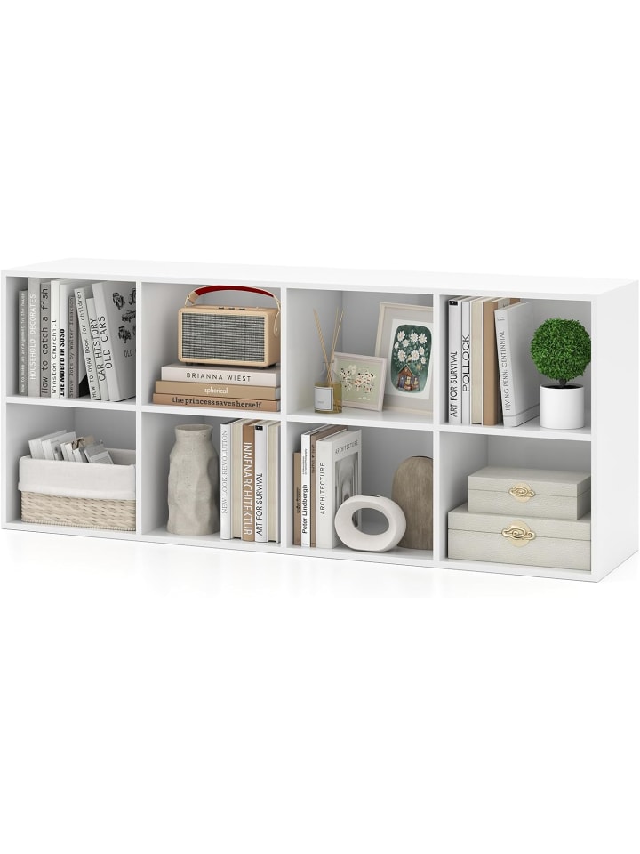 COSTWAY Bücherregal 121,5 x 29 x 61 cm in Weiß günstig kaufen onesize