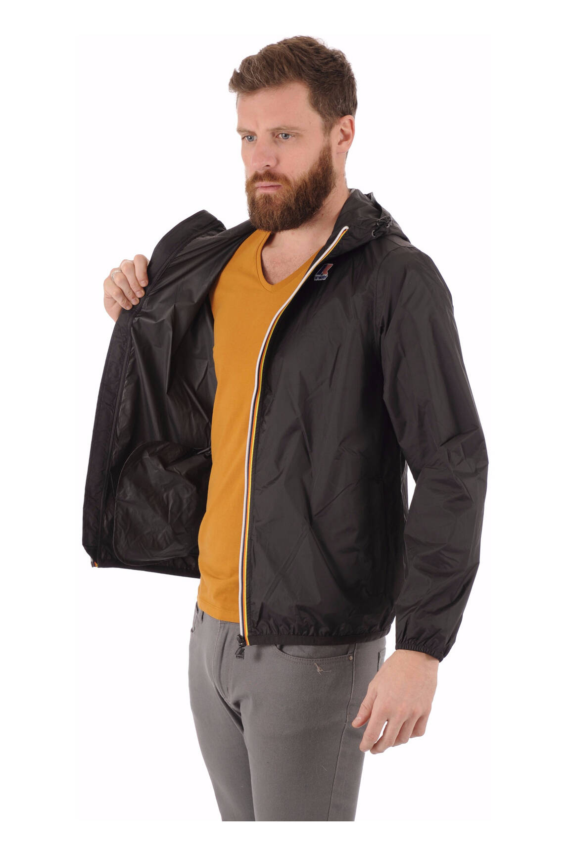 K Way Impermeables Trenchs Unisexe couleur noir