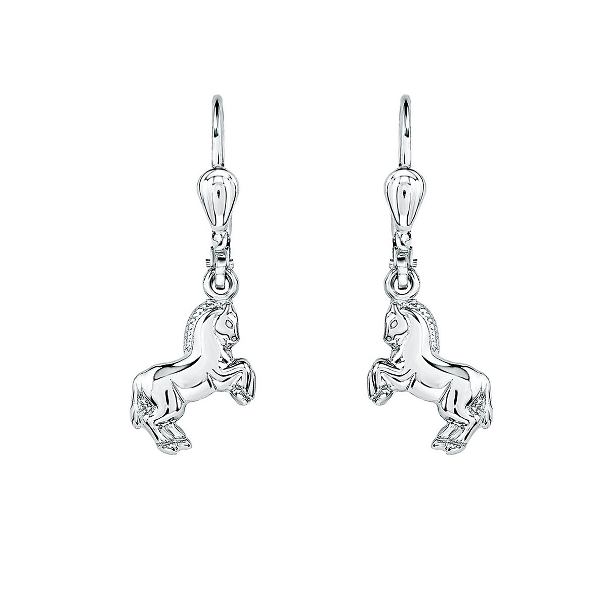 Ohrhänger für Mädchen, 925 Sterling Silber | Pferd Ohrhänger für Mädchen