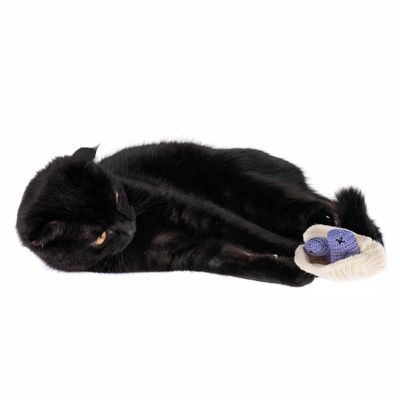 TIAKI Katzenspielzeug Strick-Sardinen mit Katzenminze
