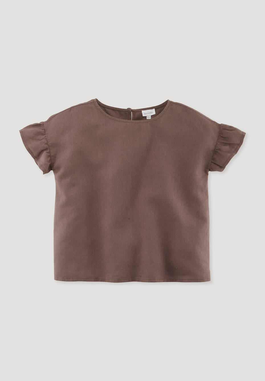 Blusenshirt aus Leinen mit Bio-Baumwolle