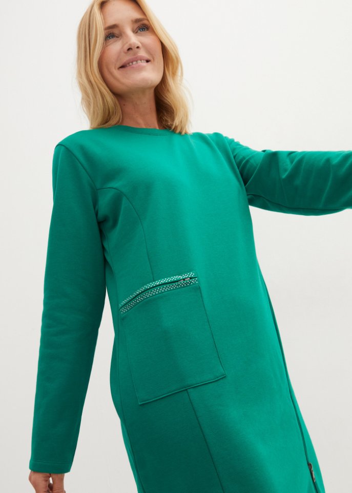 Sweatkleid mit Tragevariante