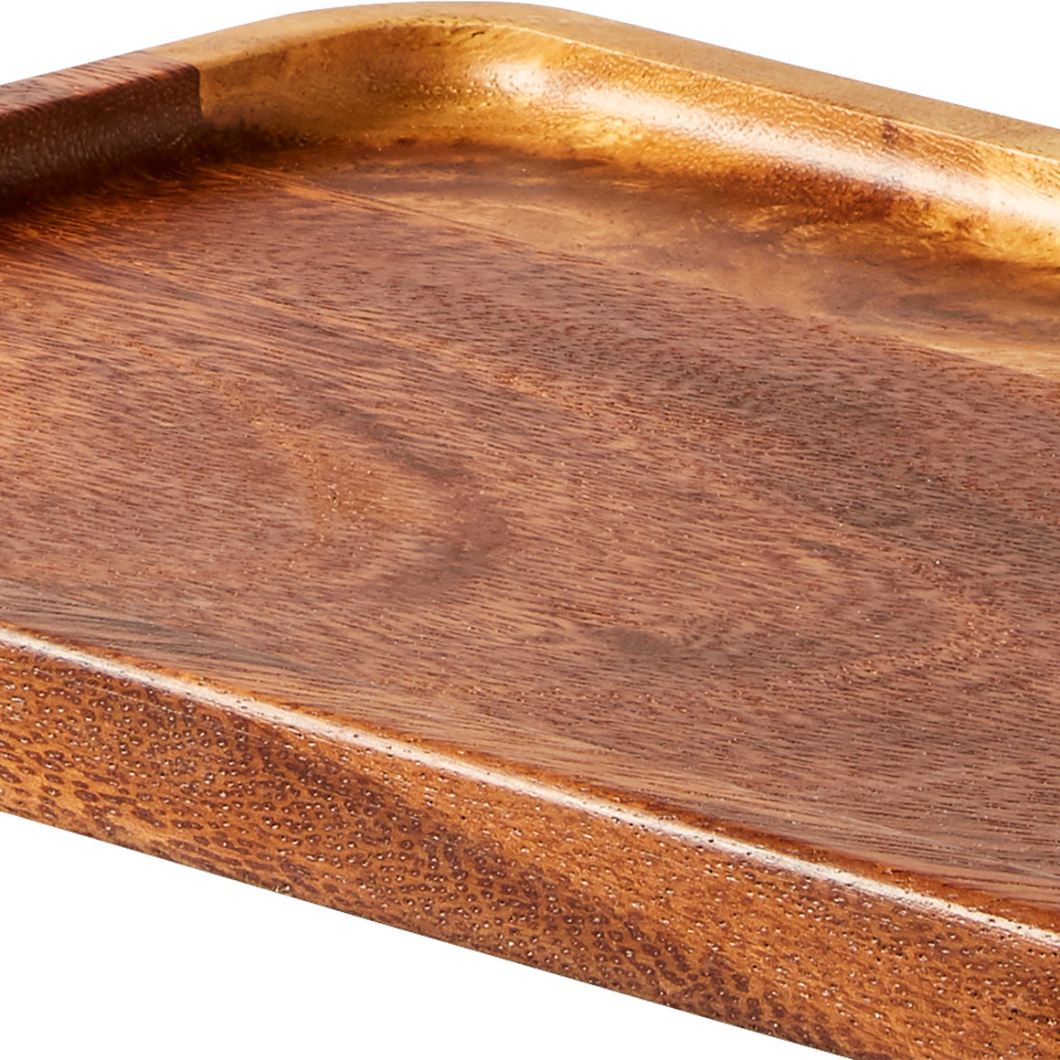 Mittleres Deko-Tablett aus Holz