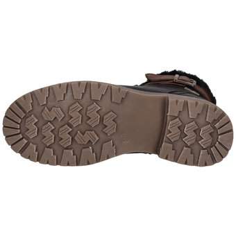 Puccetti Schnür Boots in schwarz