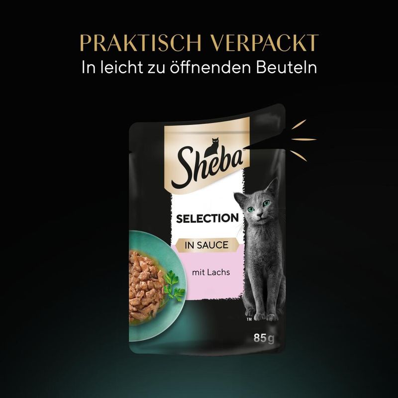 Sparpaket Sheba Varietäten Frischebeutel 56 x 85 g