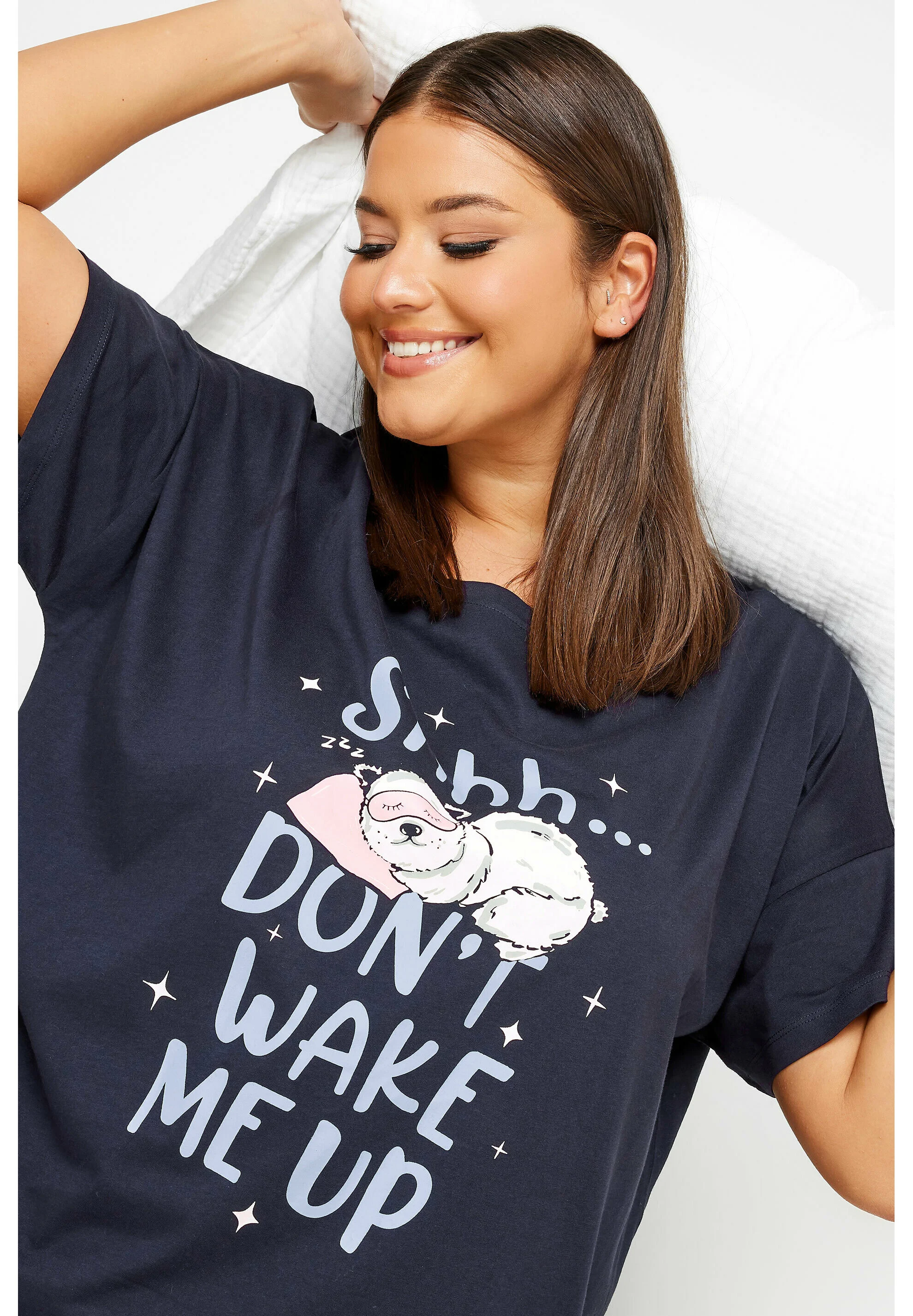 Yours Clothing 'SHHH..NO ME DESPIERTES' - Camisón