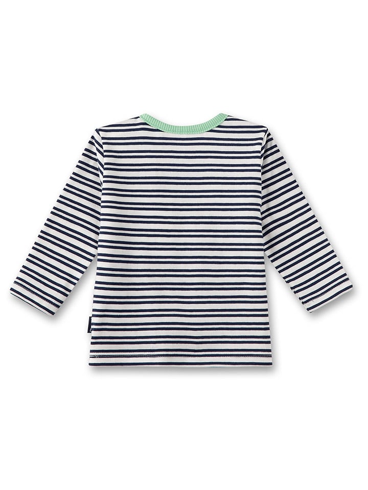 Sanetta Kidswear Longsleeve in Creme/ Dunkelblau günstig kaufen