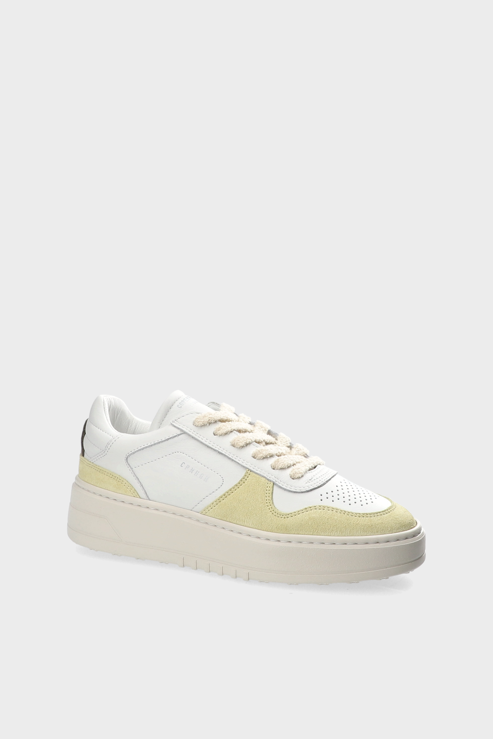 CPH75 leather mix white/yellow