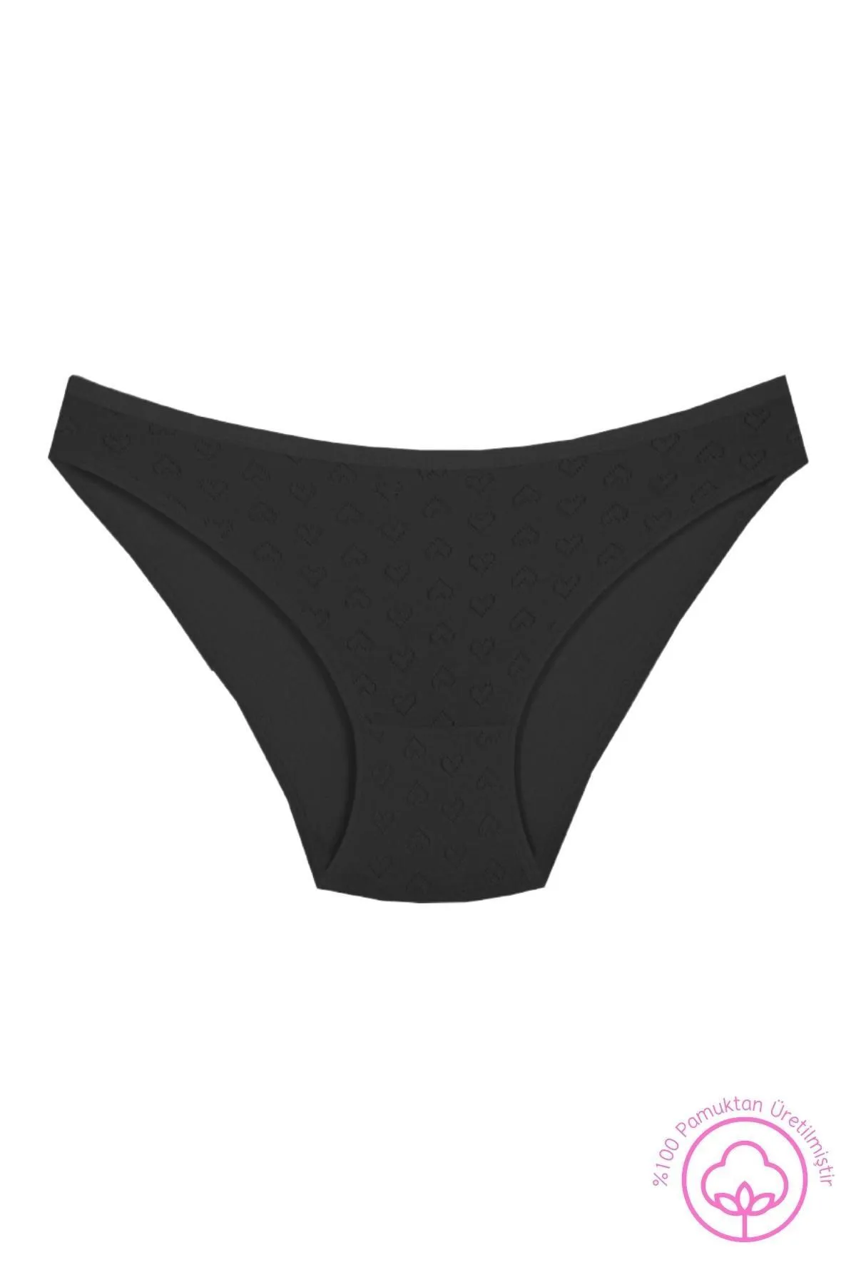 Newlilla  1501 Heart 100% Baumwolle 5-teiliges Damen-Bikini-Höschen-Set 1501-v2