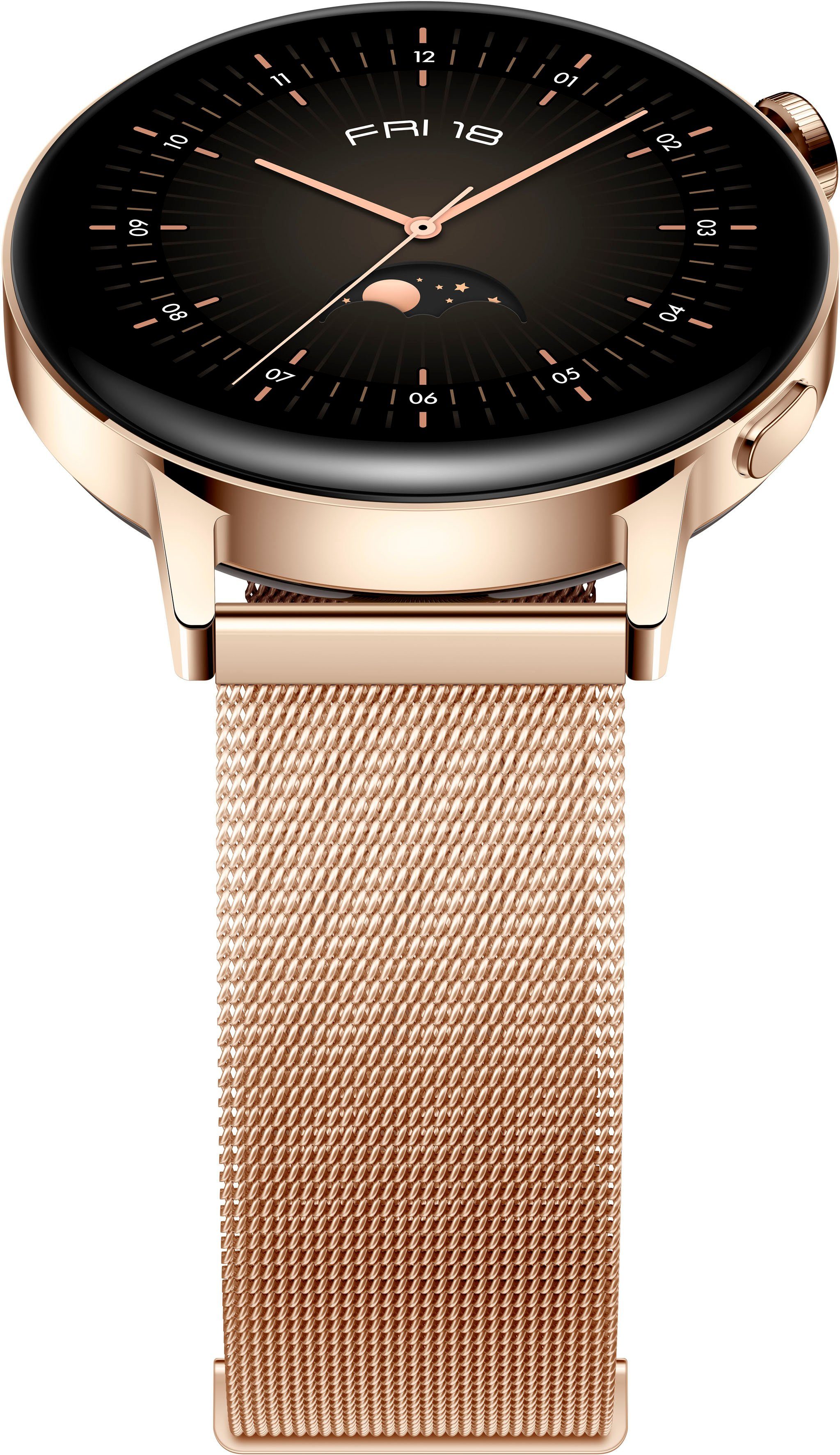 Huawei WATCH GT3 Smartwatch (3,35 cm/1,32 Zoll), 3 Jahre Herstellergarantie