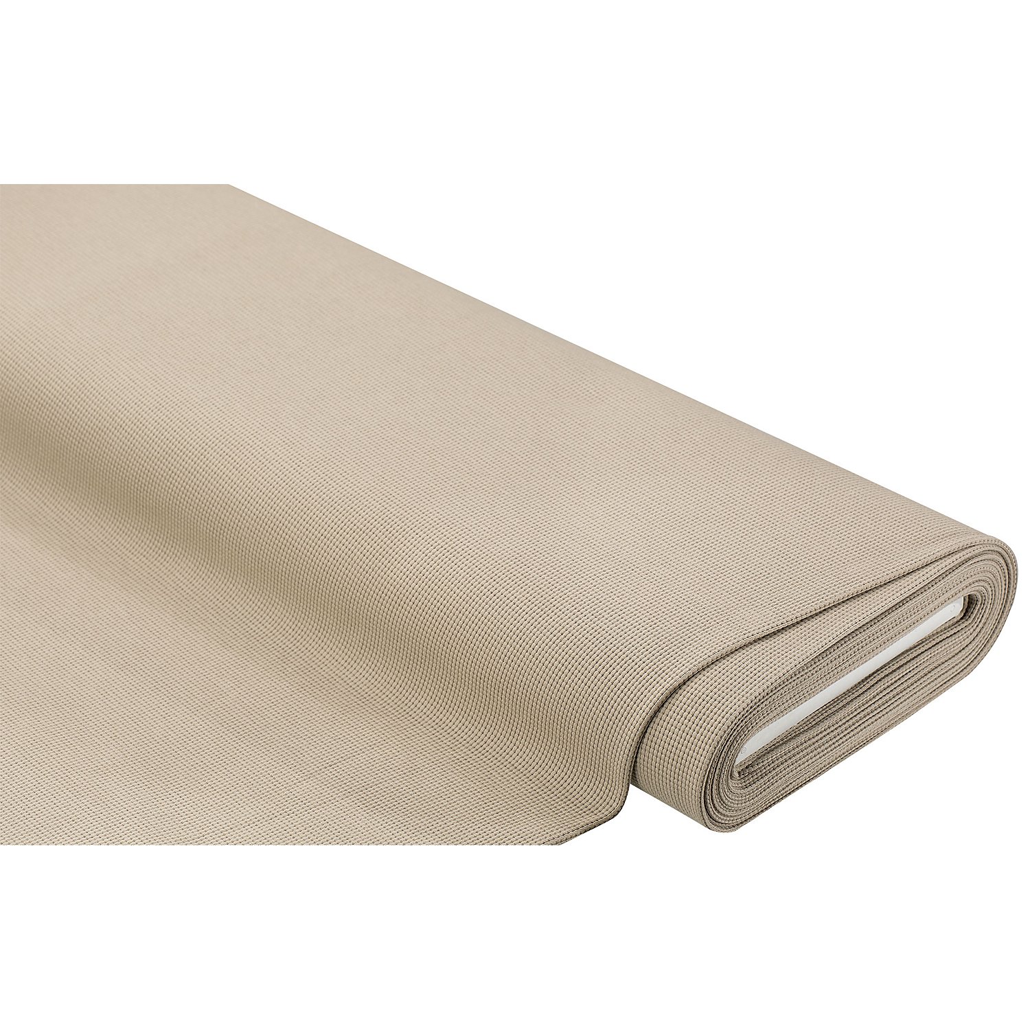 Baumwoll-Waffeljersey, helltaupe