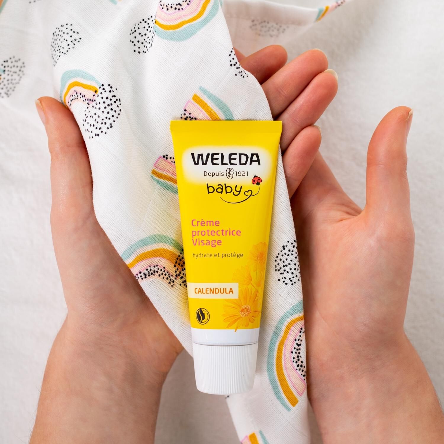 Weleda Calendula Baby Crème Protectrice Visage- Hydrate et Nourrit - 50 ml