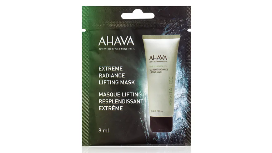 AHAVA Extreme Radiance Lifting Mask Single Use 8 ml