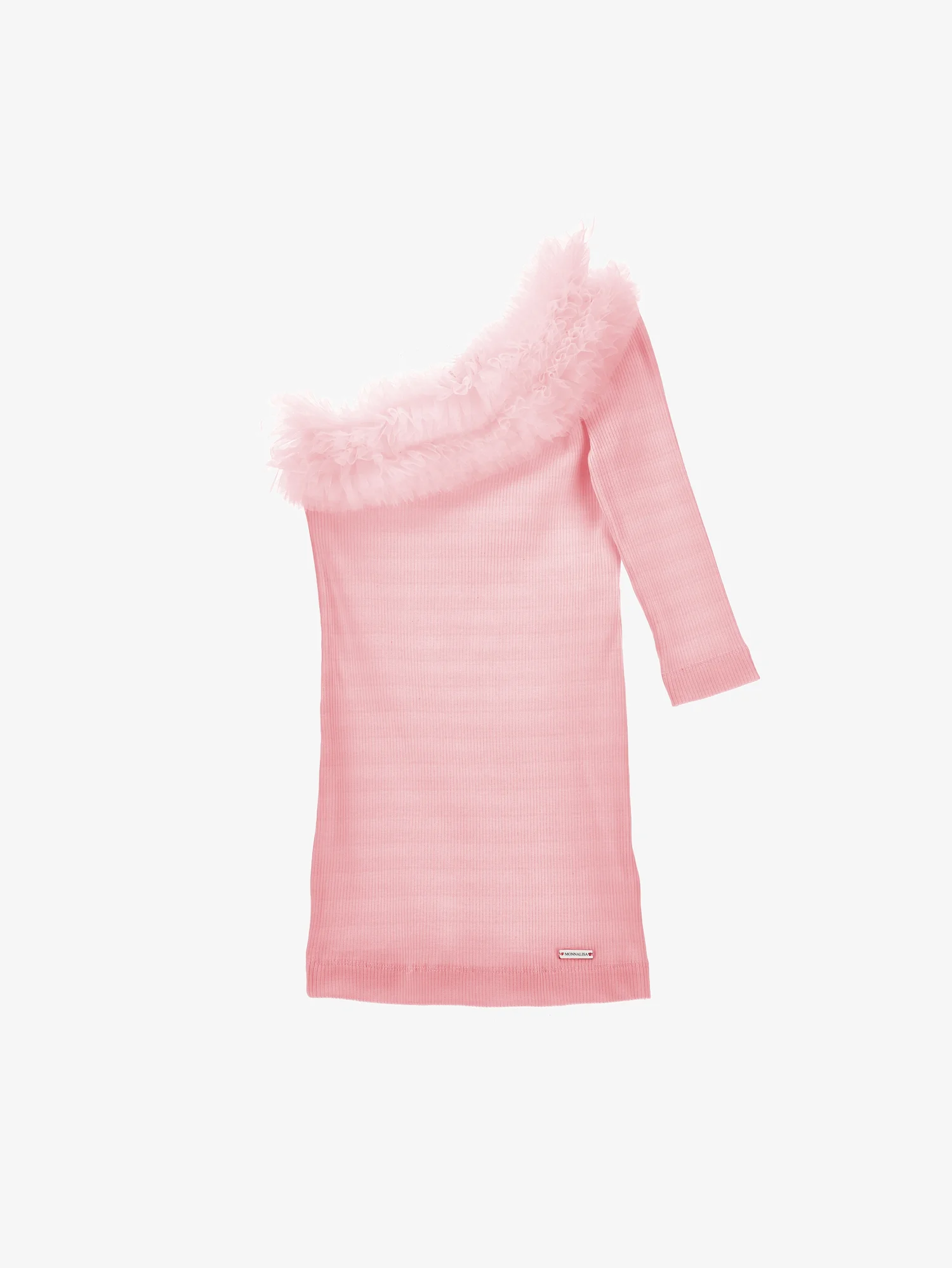 Monnalisa VESTIDO ESCOTE FROU FROU - Vestido de jersey