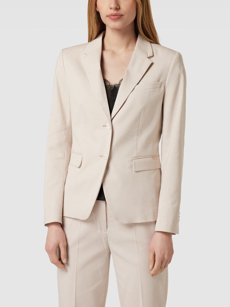 Blazer mit Allover-Muster Modell 'LARNI' in sand