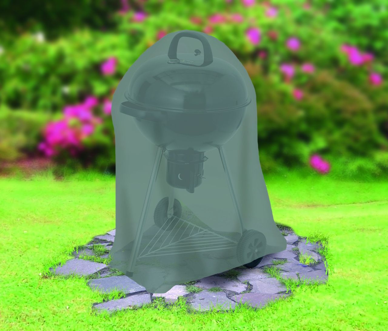 Tepro Universal Abdeckhaube - für Kugelgrill klein, anthrazit