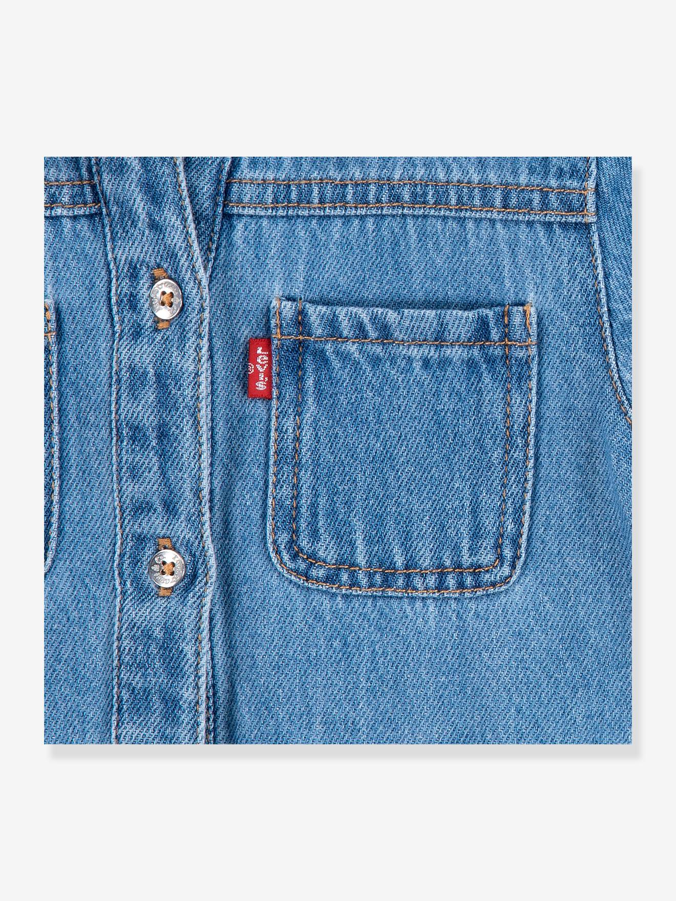 Levis Mädchen Jeanskleid Levi's, Bio-Baumwolle - jeansblau