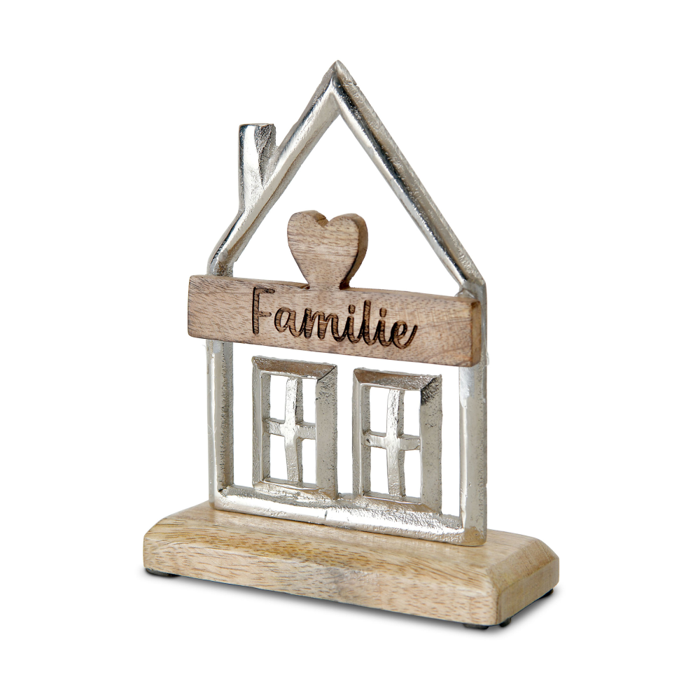 Deko-Haus Familie klein
