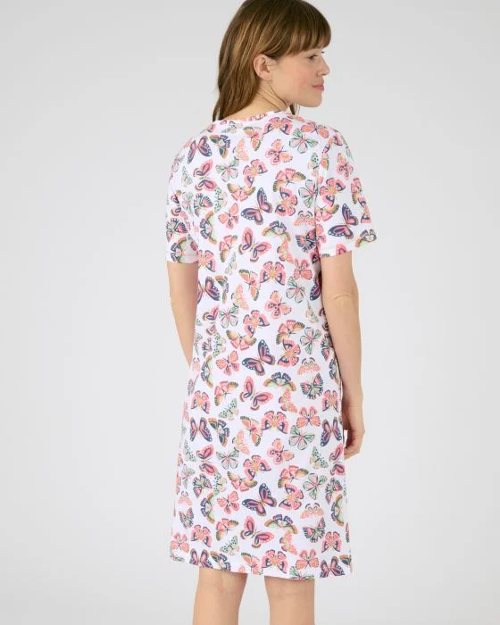 Chemise de nuit maille jersey coton peigné