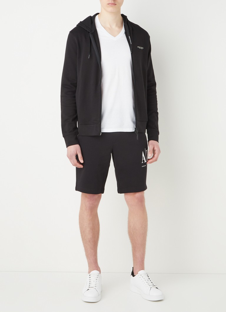 Armani Exchange Sweatshirt with logo print and side pockets