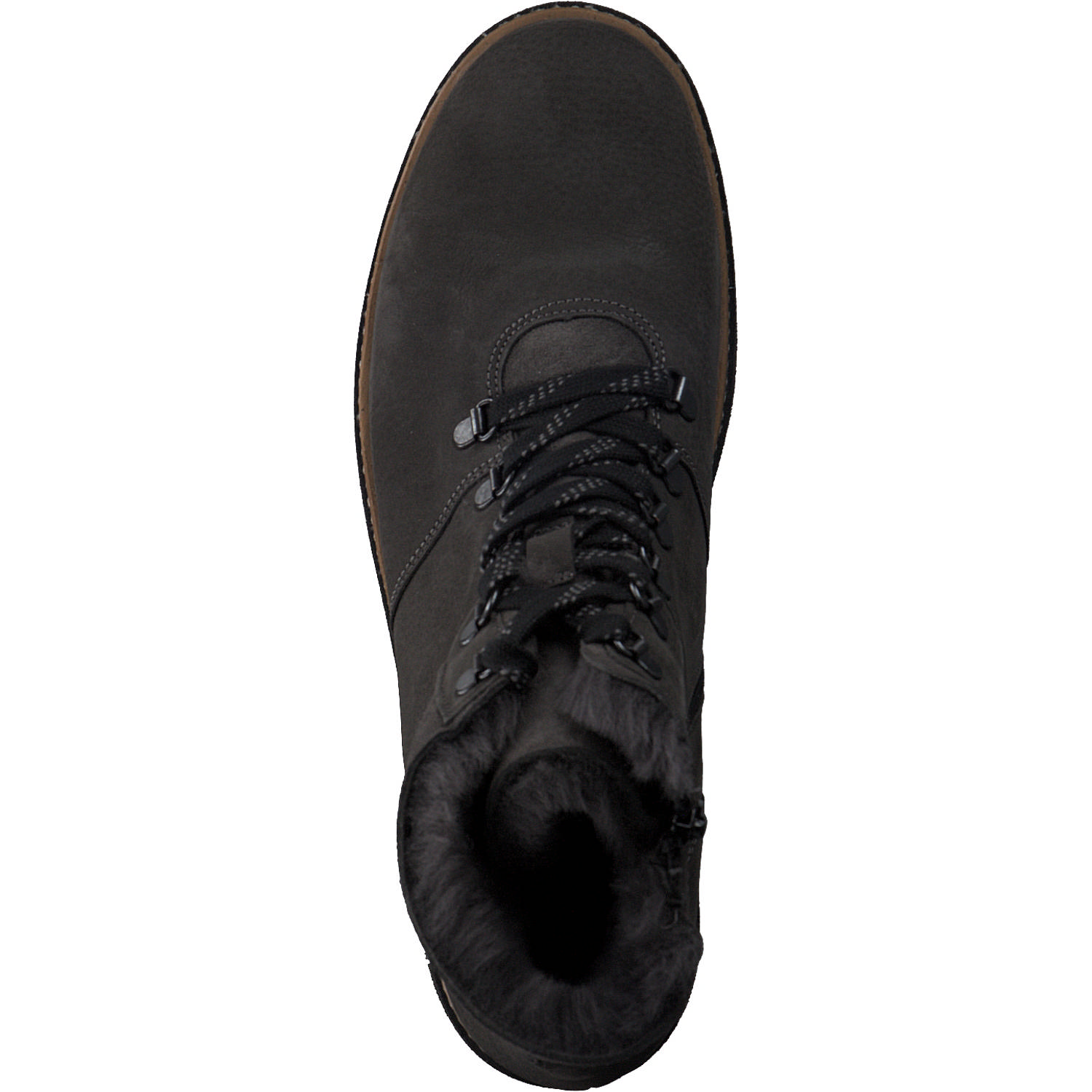Waldläufer Hitmoi 911802, Winterstiefeletten, Damen, Grau (Carbon/Black)