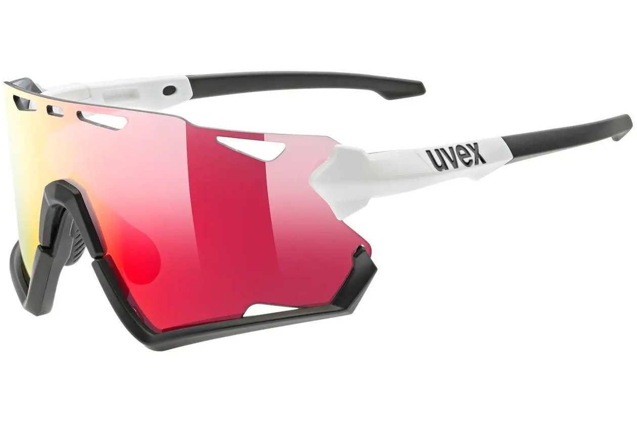 Uvex Sportstyle 228 White Black/ Mirror Red