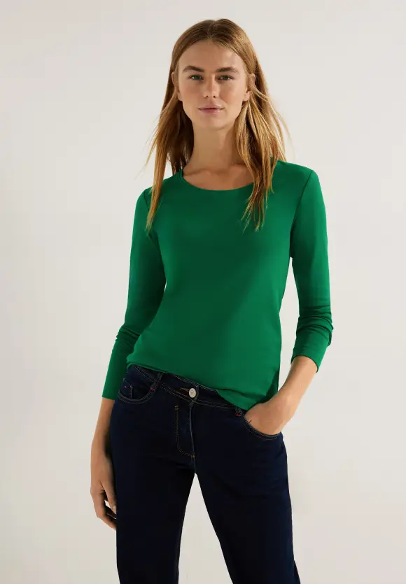 CECIL Basic Langarmshirt