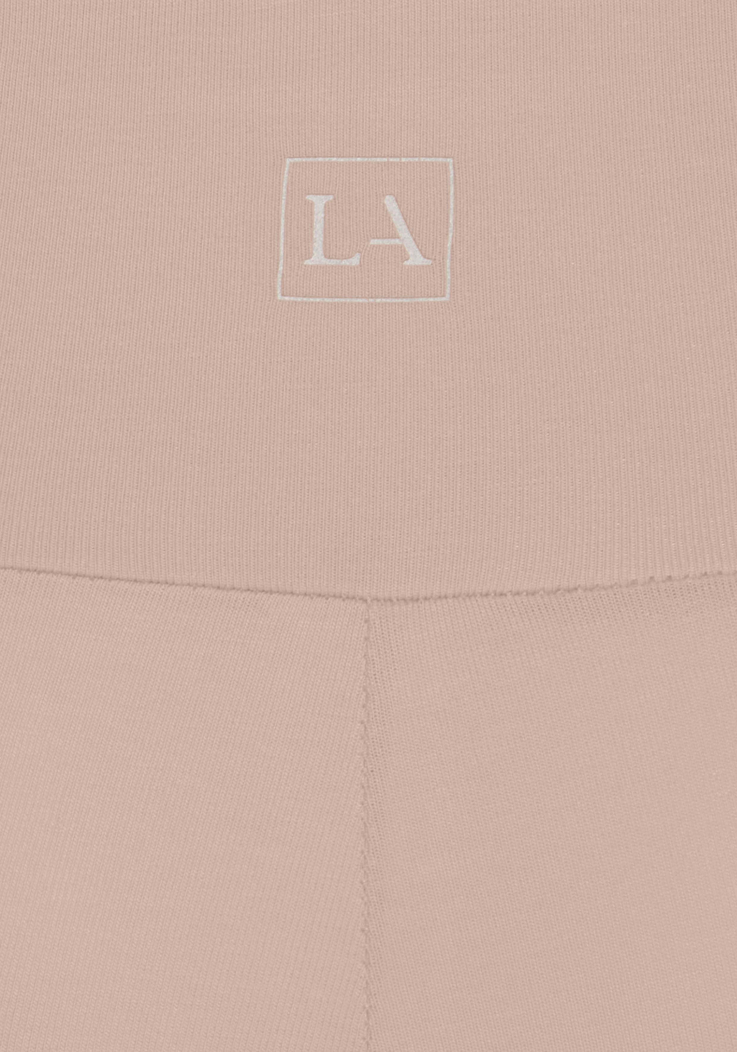LASCANA Leggings mit breitem Bündchen, Loungewear