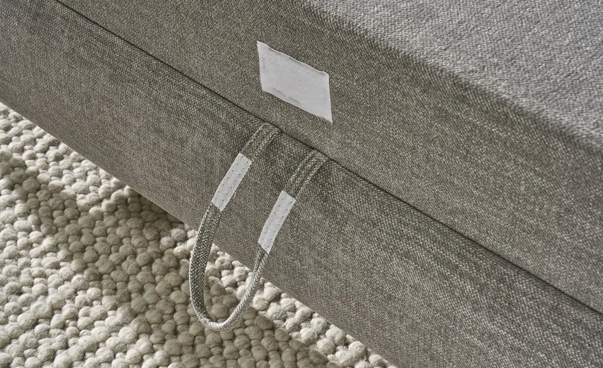 Twist Ecksofa aus Flachgewebe Denvo