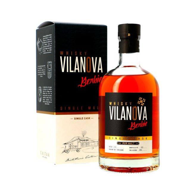 Whisky Single Malt Castan Single Cask, Vilanova Berbie, Cask N°6 43°