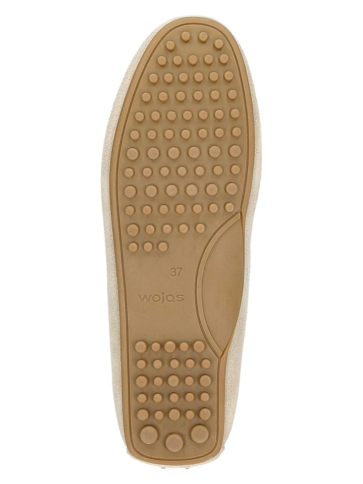 Wojas Leder-Mokassins in Beige günstig kaufen