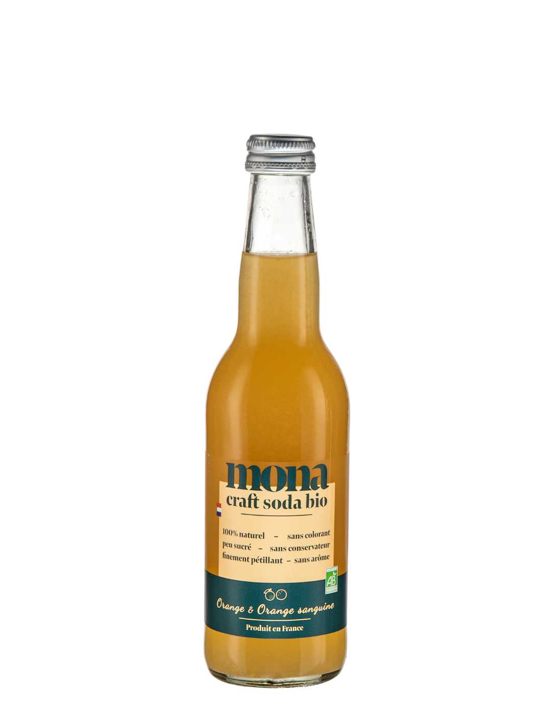 Mona Craft : Orange - Orange Sanguine Bio - Gueule de joie 0° |  33 cl