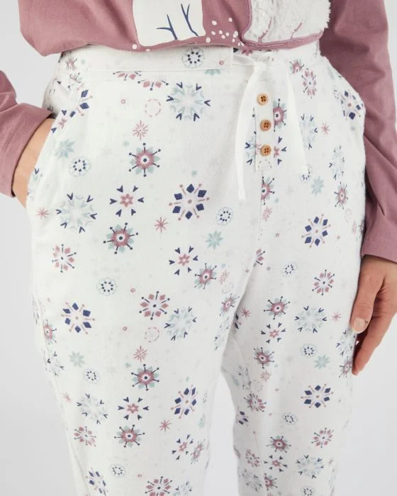 Pantalon de pyjama flanelle chaud et doux