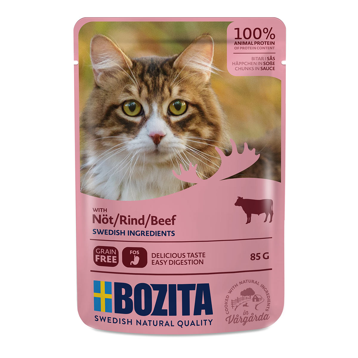 Bozita Pouch Häppchen in Soße mit Rind kaufen bei ZooRoyal